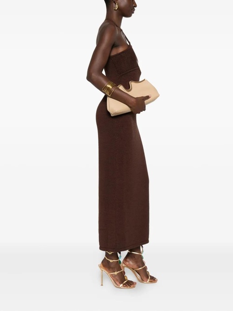 Cult Gaia Valma curved-frame chain clutch - Neutrals - zdjęcie produktu nr 2
