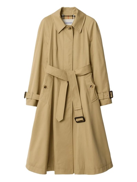 Burberry belted gabardine car coat - Neutrals - zdjęcie produktu nr 1