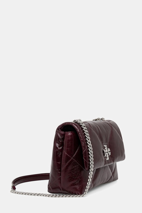Tory Burch torebka skórzana Kira Diamond kolor fioletowy 169326.500 - zdjęcie produktu nr 2
