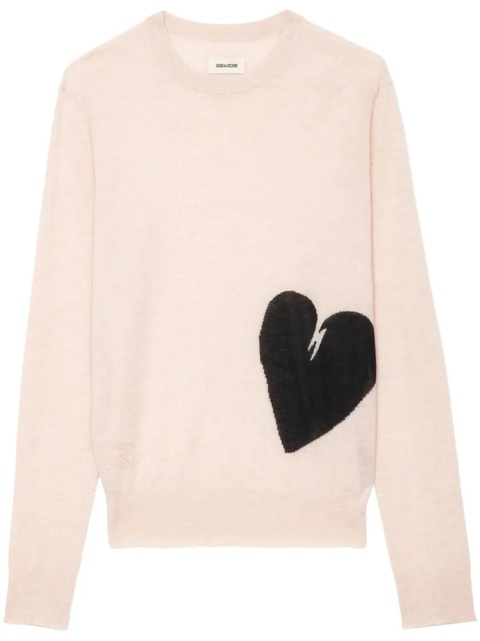 Zadig&Voltaire Pravis Heart sweater - Neutrals - zdjęcie produktu nr 2