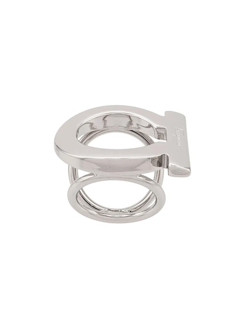 Ferragamo logo ring - Silver - zdjęcie produktu nr 1