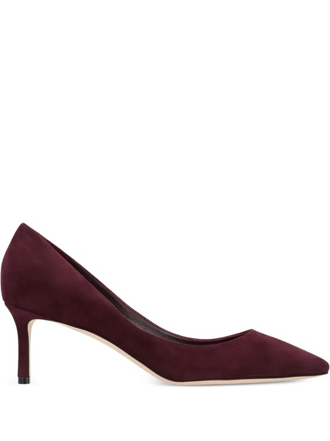 Jimmy Choo 60mm Romy suede pointed-toe pumps - Red - zdjęcie produktu nr 1