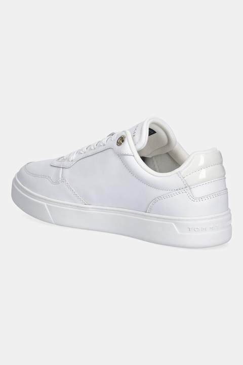 Tommy Hilfiger sneakersy skórzane CASUAL CUPSOLE SNEAKER damskie kolor biały FW0FW09022 - zdjęcie produktu nr 2