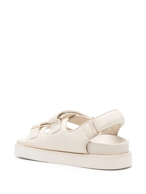 Maje flat leather sandals - Neutrals - zdjęcie produktu nr 2