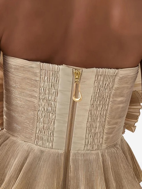 Aje Kyra Gown dress - Gold - zdjęcie produktu nr 2