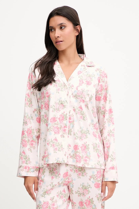 Lauren Ralph Lauren piżama damska kolor różowy ILN92441 - zdjęcie produktu nr 2
