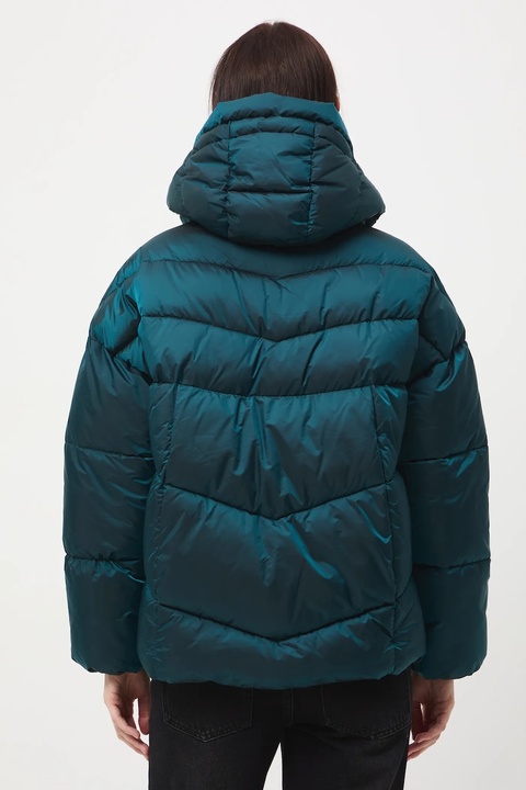 Medicine kurtka damska kolor zielony zimowa oversize - zdjęcie produktu nr 1