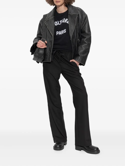 Zadig&Voltaire drawstring side-stripe trousers - Black - zdjęcie produktu nr 1