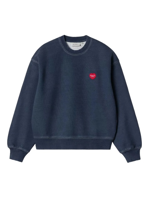 Carhartt WIP Ingo heart-embroidered sweatshirt - Blue - zdjęcie produktu nr 1