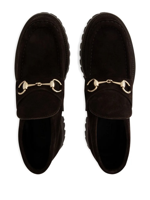 Gucci horsebit suede boots - Brown - zdjęcie produktu nr 1