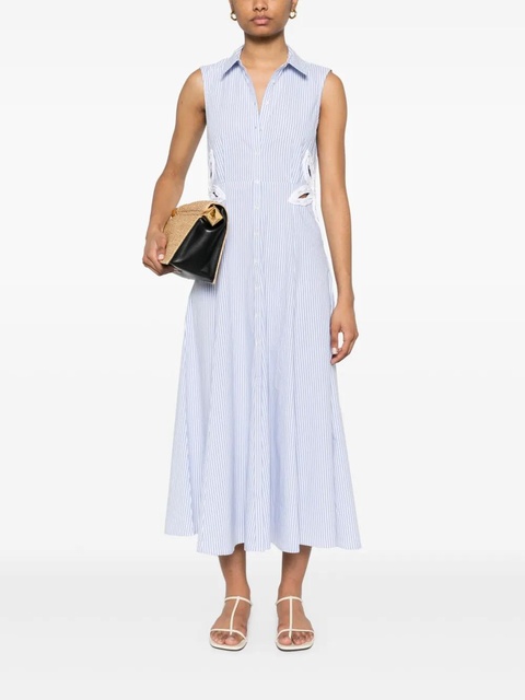 SANDRO striped midi dress - Blue - zdjęcie produktu nr 2
