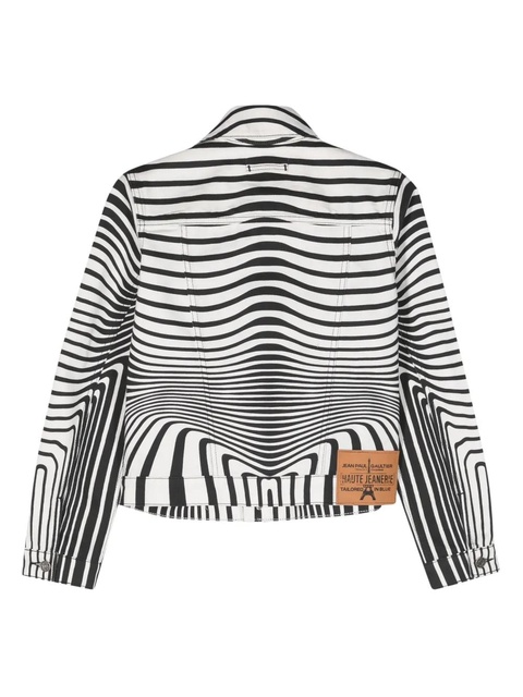 Jean Paul Gaultier Morphing Digital-print denim jacket - White - zdjęcie produktu nr 2
