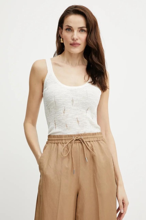 Pinko top kolor beżowy 105143 A2LP - zdjęcie produktu nr 1