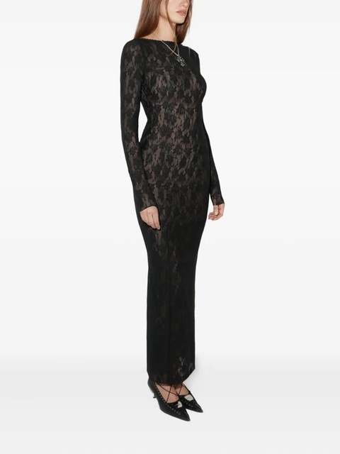 MISBHV Lace flower maxi Dress - Black - zdjęcie produktu nr 2