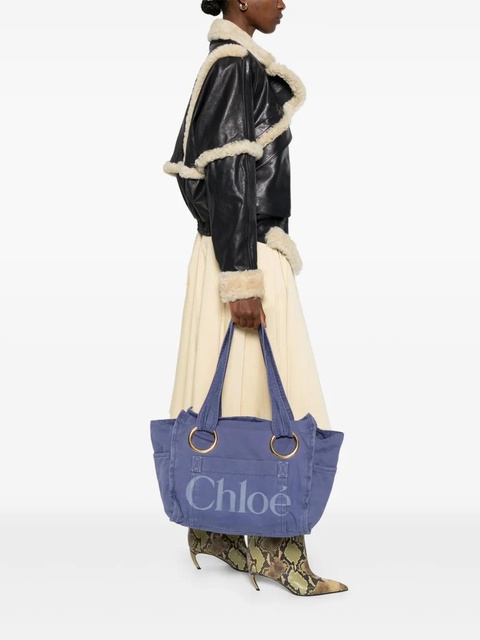 Chloé large Plage tote bag - Blue - zdjęcie produktu nr 2