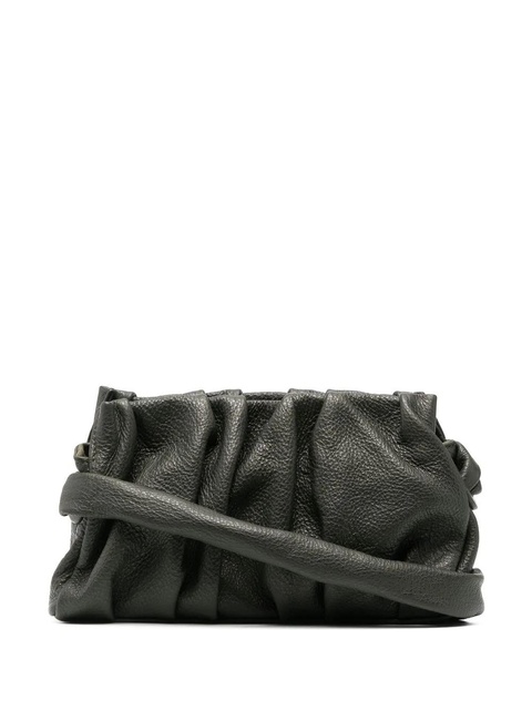 Elleme gathered-detail leather shoulder bag - Green - zdjęcie produktu nr 1
