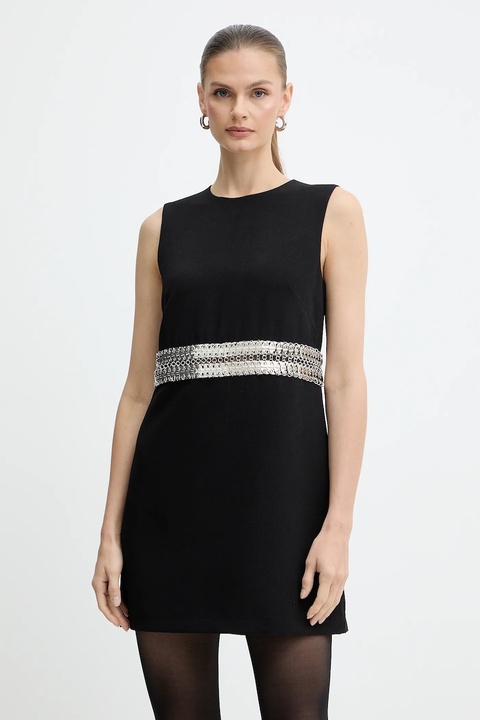 Pinko sukienka kolor czarny mini prosta 105956 A2YH - zdjęcie produktu nr 1