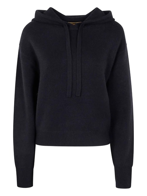 Guest In Residence hooded cashmere sweater - Black - zdjęcie produktu nr 1