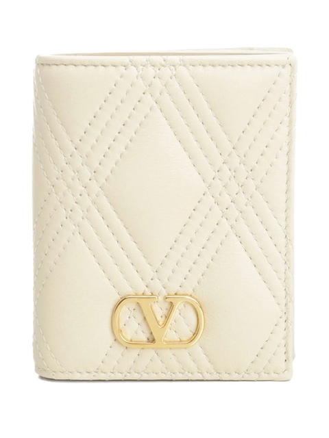 Valentino Garavani quilted VLogo wallet - Neutrals - zdjęcie produktu nr 1