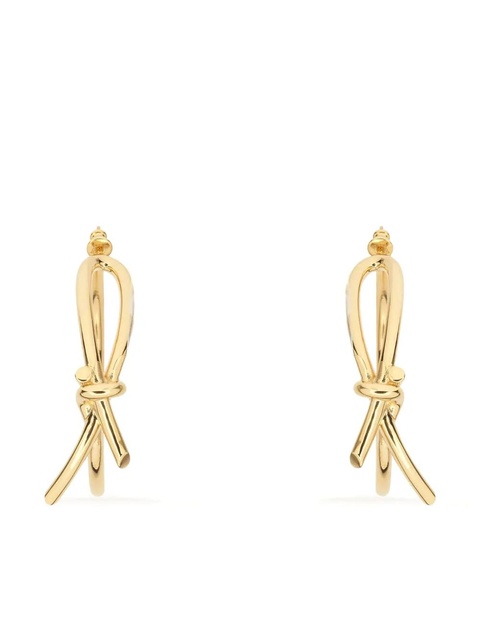 Ferragamo asymmetric bow earrings - Gold - zdjęcie produktu nr 1