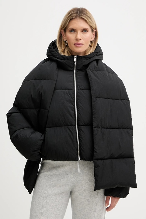 BOSS Orange kurtka kolor czarny zimowa oversize 50548028 - zdjęcie produktu nr 1