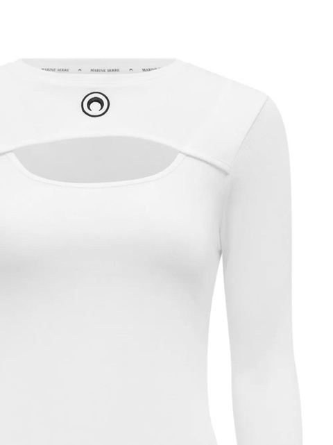 Marine Serre ribbed mini dress - White - zdjęcie produktu nr 1