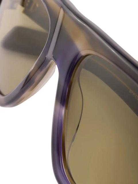 Prada Eyewear browline sunglasses - Purple - zdjęcie produktu nr 2
