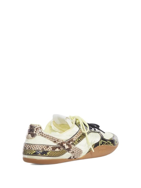 Miu Miu panelled sneakers - Yellow - zdjęcie produktu nr 2