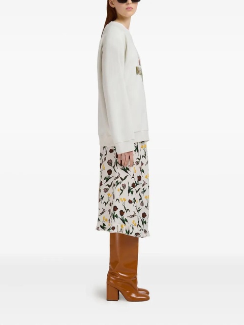 Marni floral-print sweatshirt - White - zdjęcie produktu nr 2