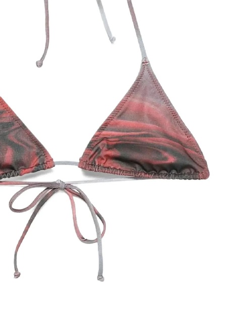Jean Paul Gaultier Blurry Roses bikini top - Red - zdjęcie produktu nr 2