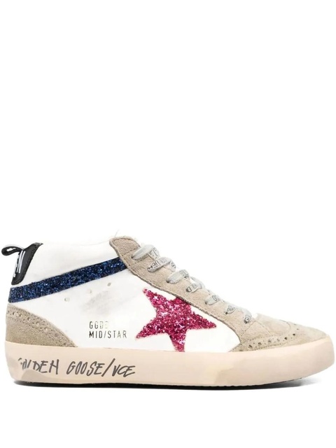 Golden Goose Mid Star "Glitter Star" sneakers - Neutrals - zdjęcie produktu nr 1