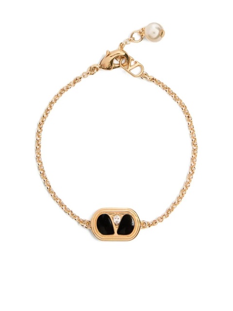 Valentino Garavani VLogo Signature-plaque bracelet - Gold - zdjęcie produktu nr 1