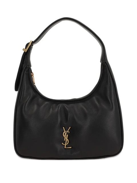 Saint Laurent Cassandre-plaque shoulder bag - Black - zdjęcie produktu nr 1
