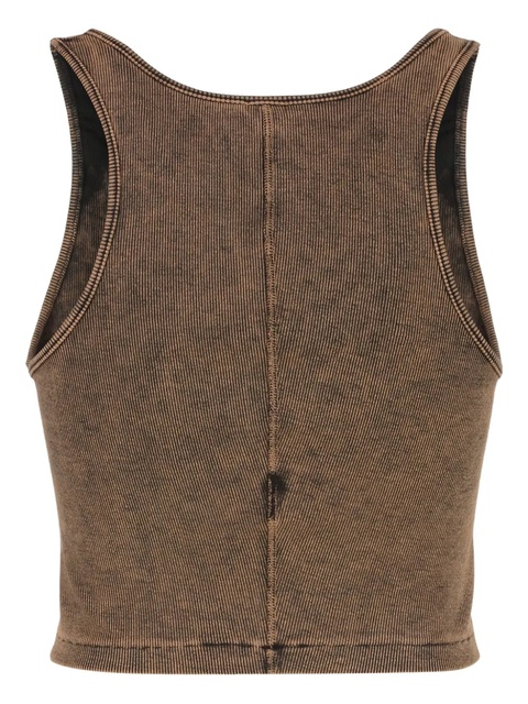 RE/DONE ribbed tank top - Brown - zdjęcie produktu nr 2