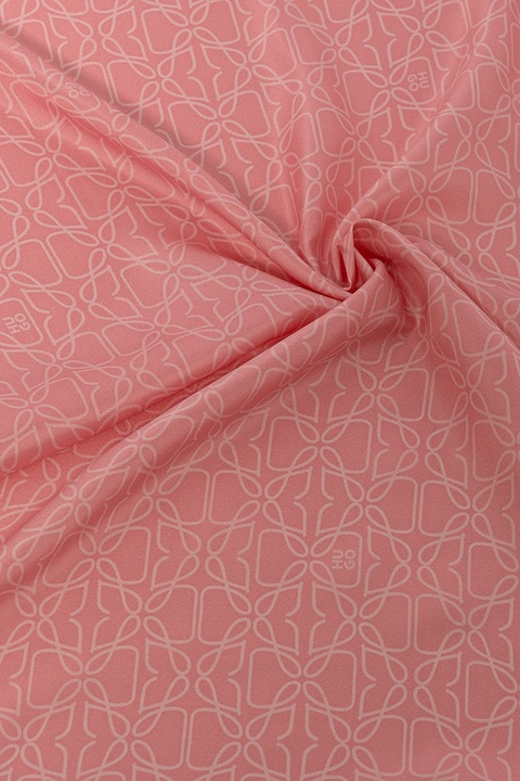 HUGO chusta damska kolor różowy wzorzysta 50535470 - zdjęcie produktu nr 2