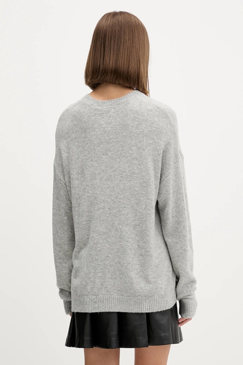 New Era sweter z domieszką wełny damski kolor szary lekki 60684495 - zdjęcie produktu nr 2
