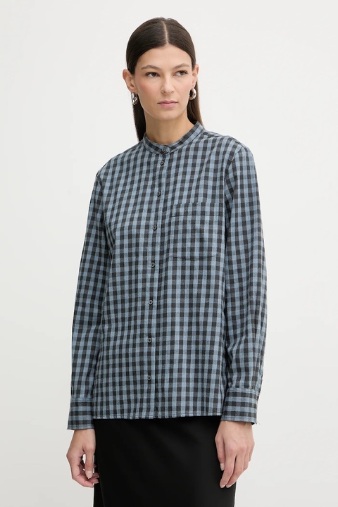 Marc O'Polo koszula bawełniana damska kolor niebieski regular 511111042519 - zdjęcie produktu nr 1