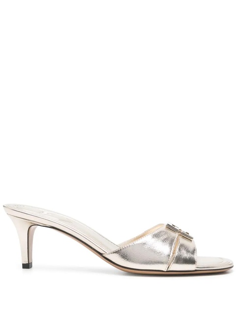 FENDI 55mm FFold mules - Gold - zdjęcie produktu nr 1