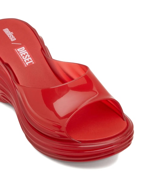 Diesel x Melissa platform wave sandals - Red - zdjęcie produktu nr 2