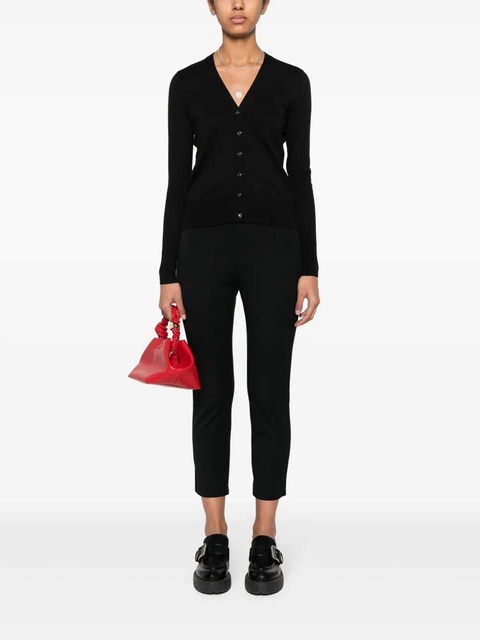 Lauren Ralph Lauren dart-detail cropped trousers - Black - zdjęcie produktu nr 1