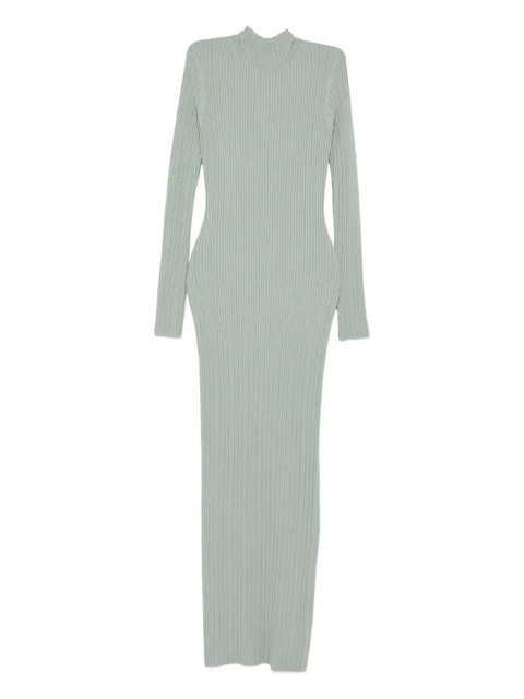 Nanushka ribbed turtleneck maxi dress - Green - zdjęcie produktu nr 1
