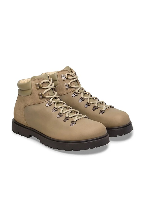 Birkenstock workery nubukowe Jackson 2.0 damskie kolor zielony na płaskim obcasie 1030953 - zdjęcie produktu nr 1