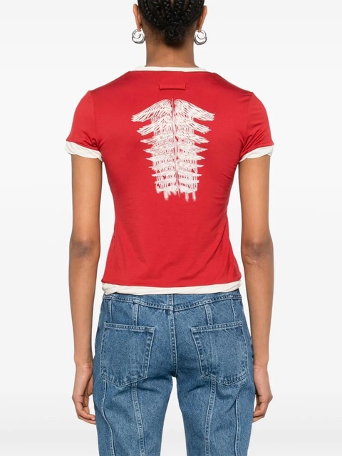 Jean Paul Gaultier logo-embroidered T-shirt - zdjęcie produktu nr 2