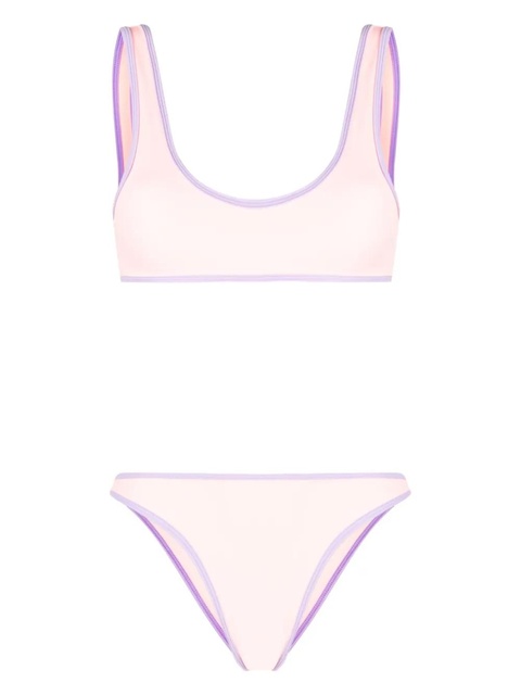 Reina Olga contrasting-border bikini - Pink - zdjęcie produktu nr 1