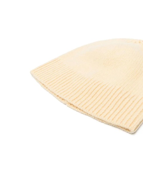 Jil Sander chunky-knit cashmere beanie - Yellow - zdjęcie produktu nr 2