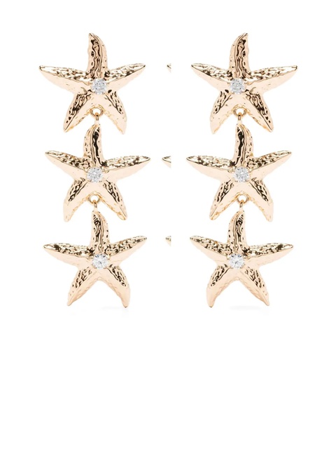 Self-Portrait starfish-drop earrings - Gold - zdjęcie produktu nr 1