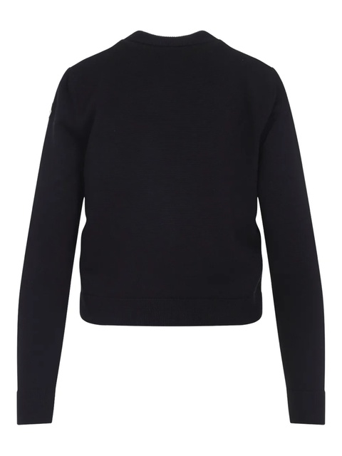 Moncler wool-panel quilted jacket - Black - zdjęcie produktu nr 1
