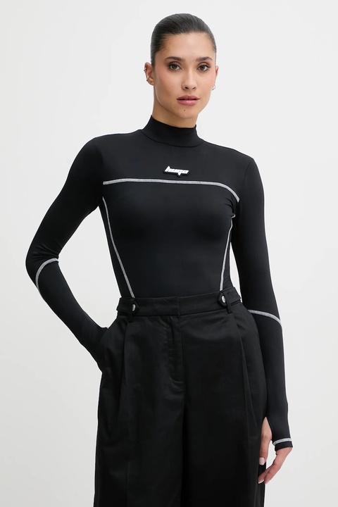 Hugo Blue body kolor czarny z półgolfem 50554265 - zdjęcie produktu nr 1