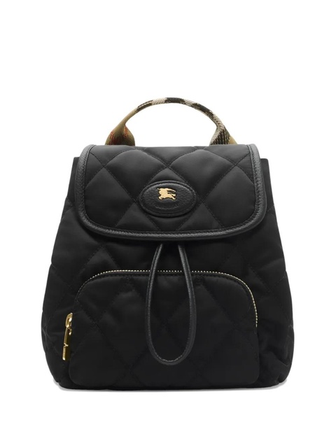 Burberry quilted horseshoe backpack - Black - zdjęcie produktu nr 1