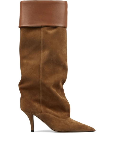 Paris Texas 75mm Ines leather boots - Brown - zdjęcie produktu nr 1